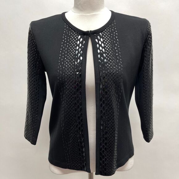 Tops - Grayse St. John Women's Bolero Top Size XS Black $395 NWT